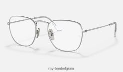 frank titanium optiek gepolijst zilver XX46DZ2488 Heren Ray-Ban bril