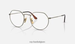 jack titanium optiek mat goud XX46DZ2183 Heren Ray-Ban bril