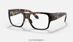 nomadische optiek gepolijst havanna XX46DZ2739 kinderen Ray-Ban bril