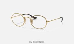 ovale optiek gepolijst goud XX46DZ2504 Heren Ray-Ban bril