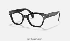 rb0880 optiek gepolijst zwart XX46DZ2136 Heren Ray-Ban bril