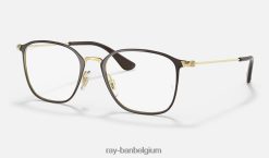rb1056 optiek gepolijst bruin XX46DZ2835 kinderen Ray-Ban bril