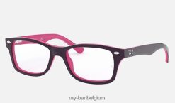 rb1531 optiek gepolijst violet op fuxia XX46DZ2689 kinderen Ray-Ban bril