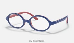 rb1545 optiek gepolijst blauw op rood XX46DZ2792 kinderen Ray-Ban bril
