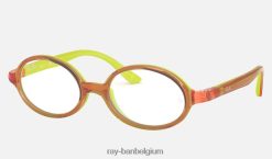 rb1545 optiek gepolijst oranje op geel XX46DZ2793 kinderen Ray-Ban bril