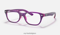 rb1555 optiek gepolijst violet op fuxia fluo XX46DZ2795 kinderen Ray-Ban bril
