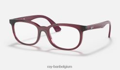 rb1584 optiek gepolijst transparant fuxia XX46DZ2801 kinderen Ray-Ban bril