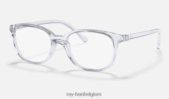 rb1900 optiek gepolijst transparant lichtblauw XX46DZ2858 kinderen Ray-Ban bril