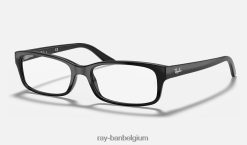rb5187 optiek gepolijst zwart XX46DZ2230 Heren Ray-Ban bril