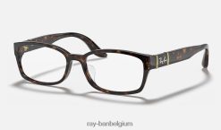 rb5198 optiek gepolijste schildpad XX46DZ2477 Heren Ray-Ban bril