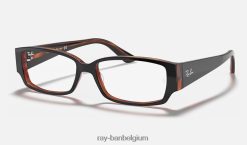 rb5250 optiek gepolijst zwart XX46DZ2499 Heren Ray-Ban bril