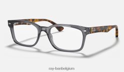 rb5286 optiek gepolijst grijs XX46DZ2617 vrouwen Ray-Ban bril