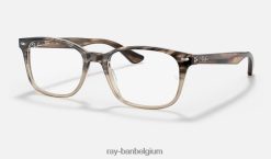 rb5375 optiek gepolijst bruin havana XX46DZ2057 Heren Ray-Ban bril