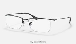 rb6370 optiek gepolijst zwart XX46DZ2508 Heren Ray-Ban bril