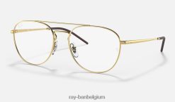 rb6414 optiek gepolijst goud XX46DZ2008 Heren Ray-Ban bril