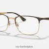 rb6421 optiek gepolijste schildpad XX46DZ2295 Heren Ray-Ban bril