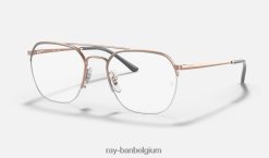 rb6444 optiek gepolijst goud XX46DZ2359 Heren Ray-Ban bril