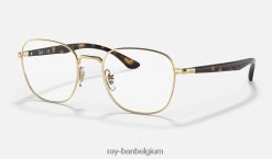 rb6477 optiek gepolijst goud XX46DZ1859 Heren Ray-Ban bril