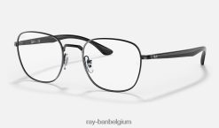 rb6477 optiek gepolijst zwart XX46DZ1856 Heren Ray-Ban bril