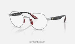 rb6492m optica scuderia ferrari collectie gepolijst zilver XX46DZ2203 Heren Ray-Ban zonnebril