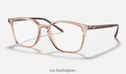 rb7185 gepolijst lichtbruin XX46DZ2414 Heren Ray-Ban bril