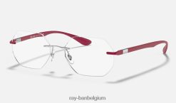 rb8765 optiek gepolijst zilver XX46DZ2411 Heren Ray-Ban bril