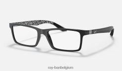 rb8901 optiek gepolijst zwart op grijs XX46DZ2259 Heren Ray-Ban bril